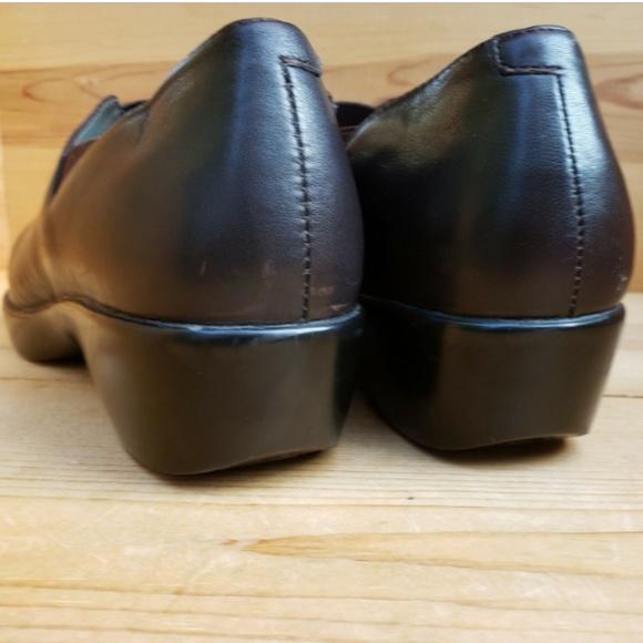 Dansko 39 US 9 Arden Chocolate Leather Comfy Clogs - Picture 5 of 8